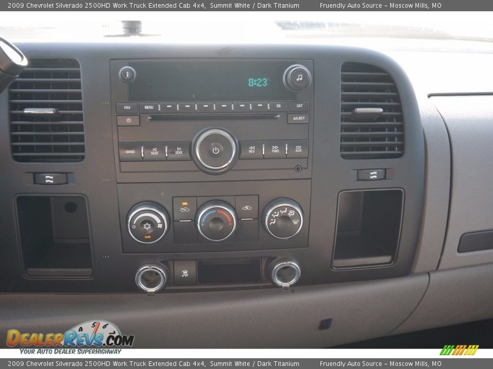 2009 Chevrolet Silverado 2500HD Work Truck Extended Cab 4x4 Summit White / Dark Titanium Photo #14