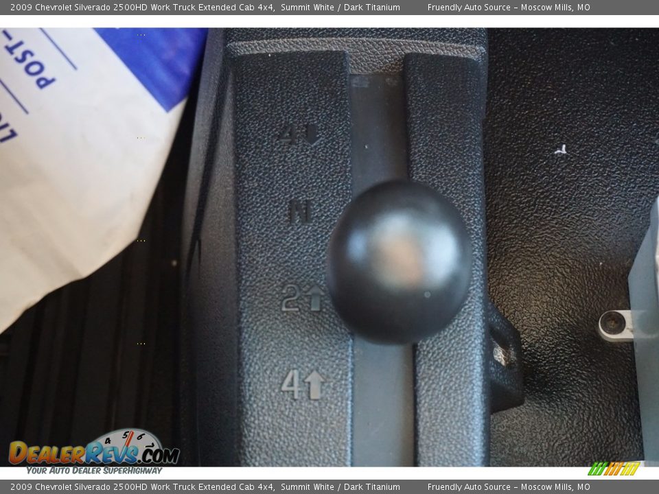 2009 Chevrolet Silverado 2500HD Work Truck Extended Cab 4x4 Summit White / Dark Titanium Photo #15