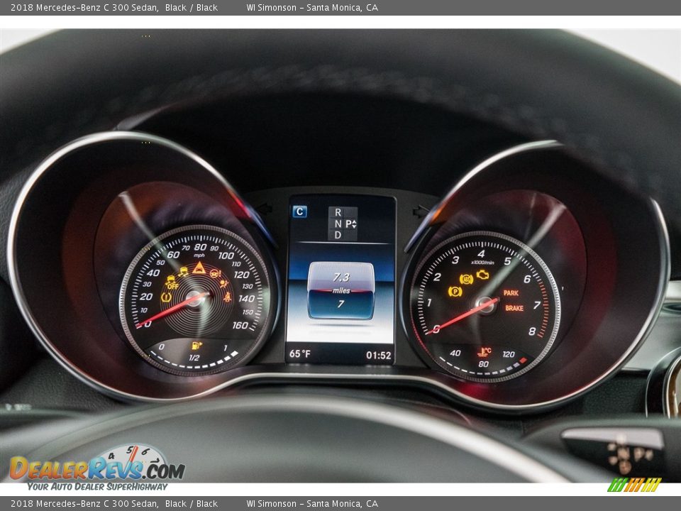 2018 Mercedes-Benz C 300 Sedan Black / Black Photo #7