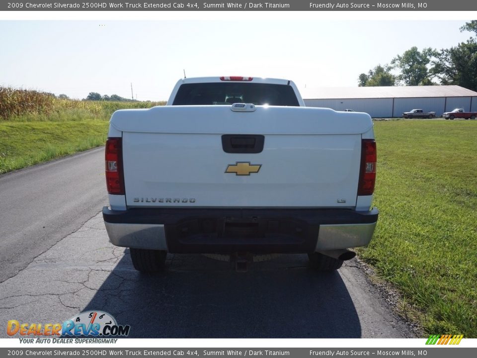 2009 Chevrolet Silverado 2500HD Work Truck Extended Cab 4x4 Summit White / Dark Titanium Photo #19