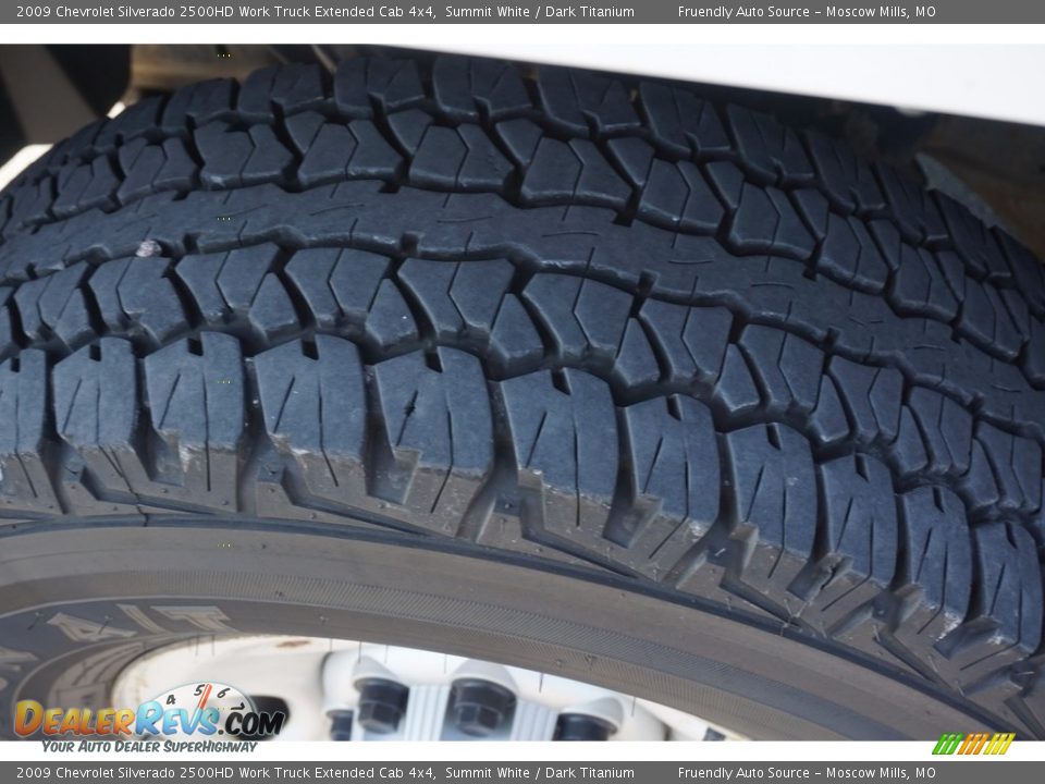 2009 Chevrolet Silverado 2500HD Work Truck Extended Cab 4x4 Summit White / Dark Titanium Photo #29