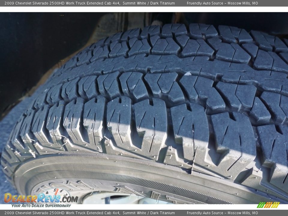 2009 Chevrolet Silverado 2500HD Work Truck Extended Cab 4x4 Summit White / Dark Titanium Photo #30