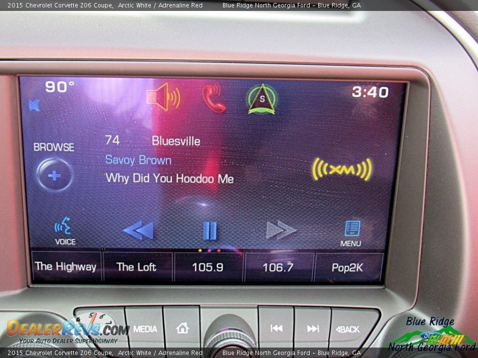 2015 Chevrolet Corvette Z06 Coupe Arctic White / Adrenaline Red Photo #20