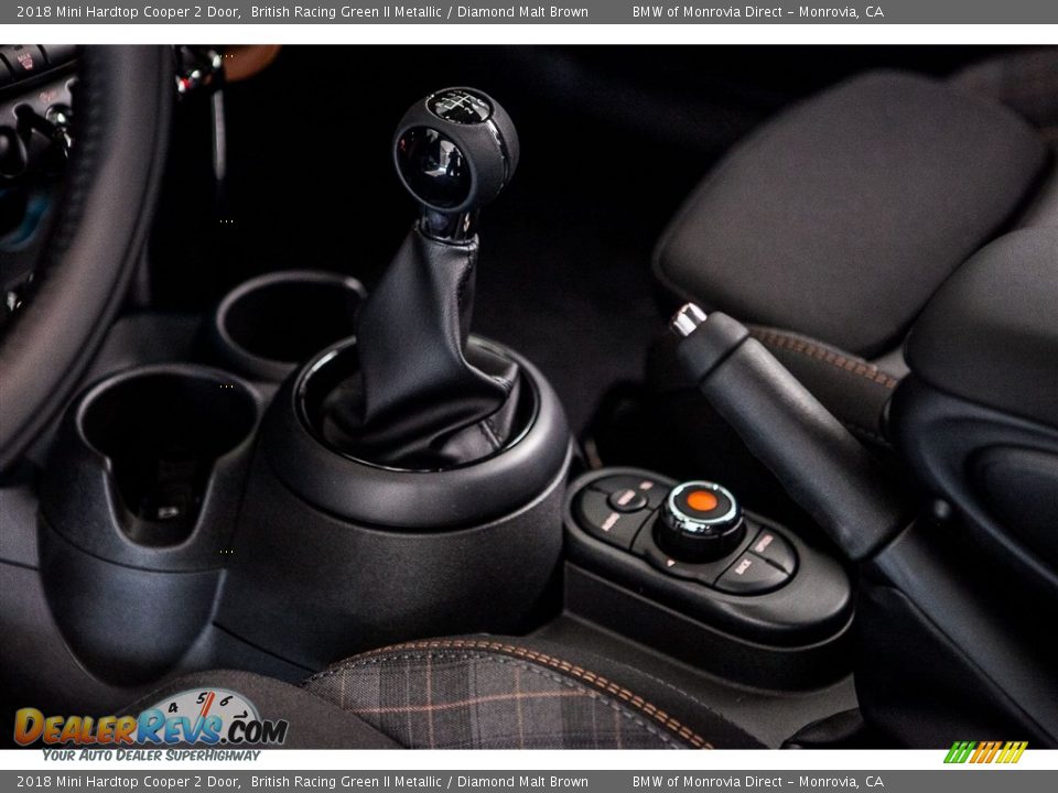 2018 Mini Hardtop Cooper 2 Door British Racing Green II Metallic / Diamond Malt Brown Photo #6