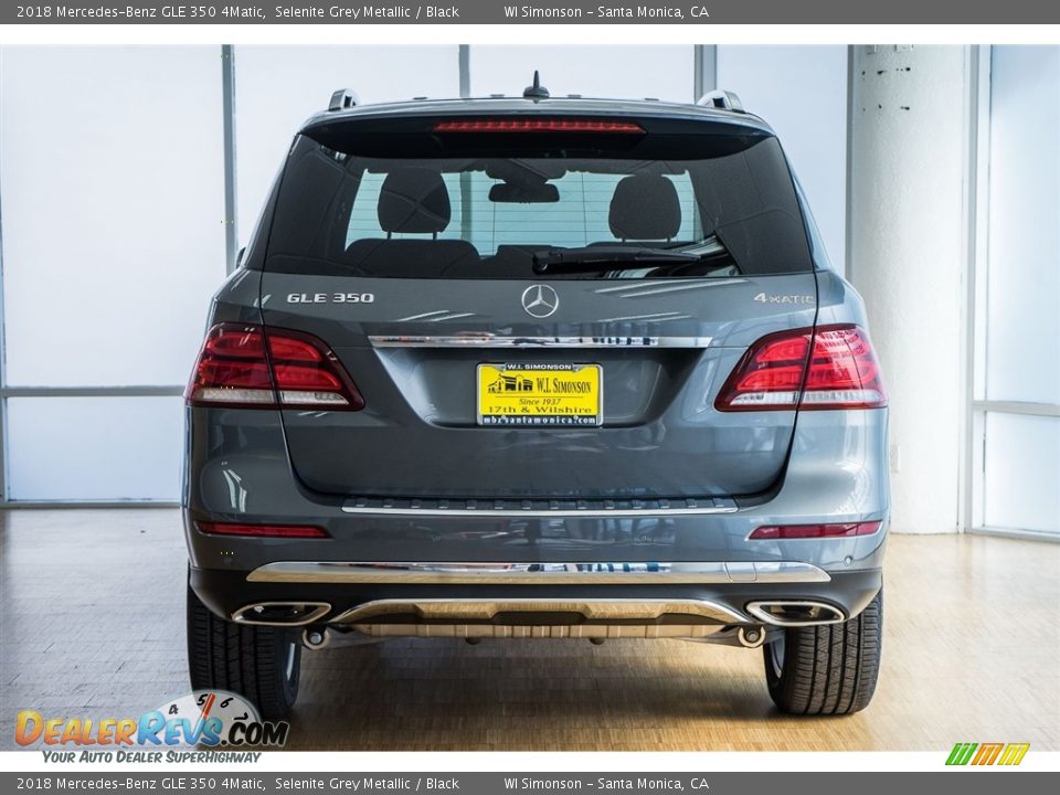 2018 Mercedes-Benz GLE 350 4Matic Selenite Grey Metallic / Black Photo #4