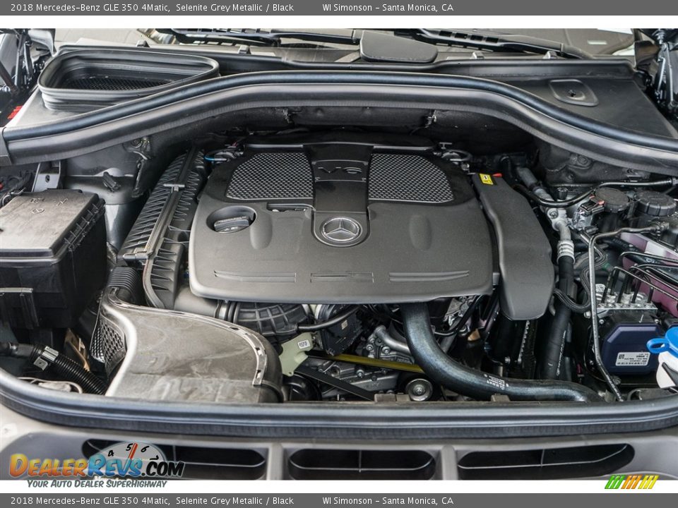 2018 Mercedes-Benz GLE 350 4Matic Selenite Grey Metallic / Black Photo #8