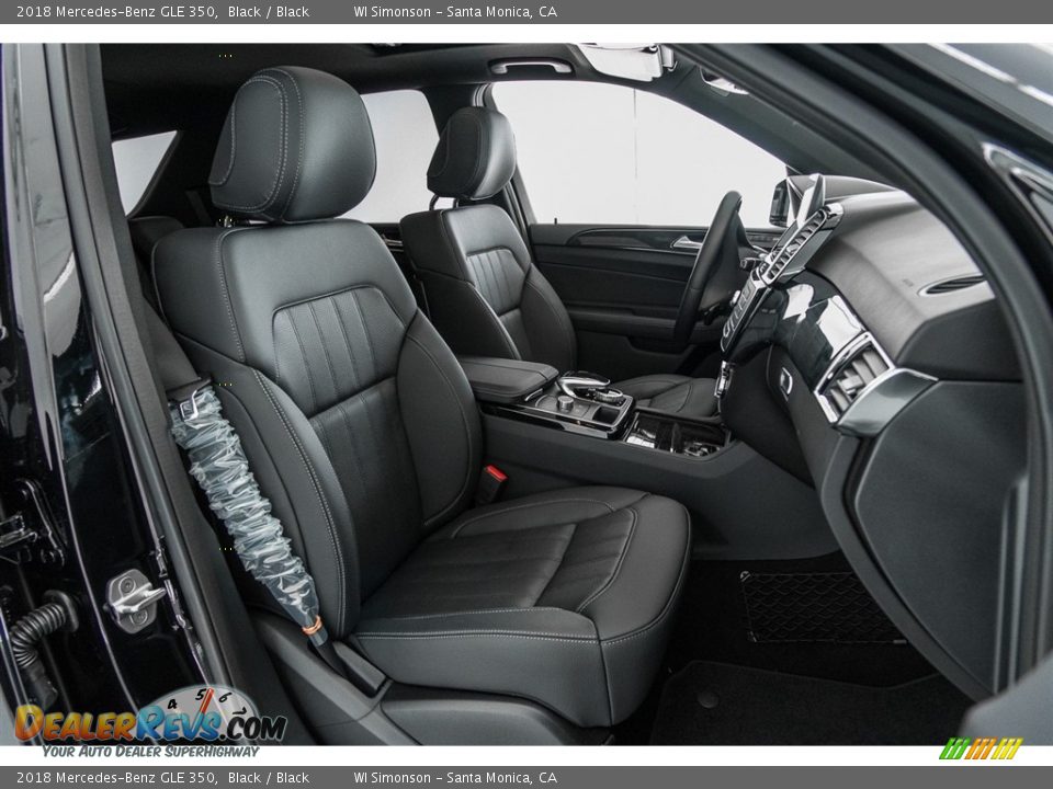 2018 Mercedes-Benz GLE 350 Black / Black Photo #2