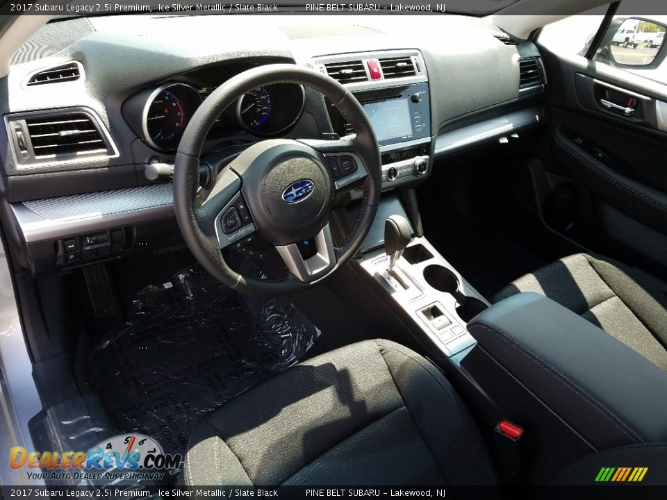 2017 Subaru Legacy 2.5i Premium Ice Silver Metallic / Slate Black Photo #7