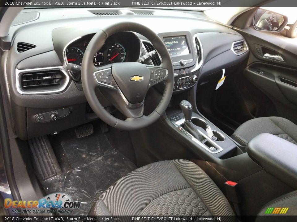 Jet Black Interior - 2018 Chevrolet Equinox LT AWD Photo #7