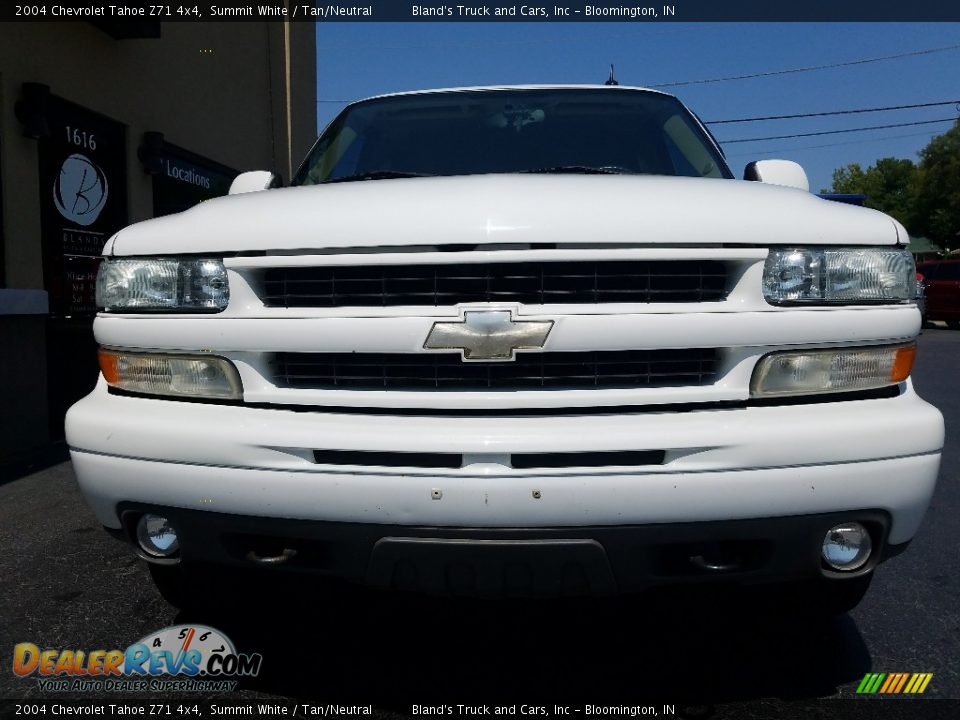 2004 Chevrolet Tahoe Z71 4x4 Summit White / Tan/Neutral Photo #7