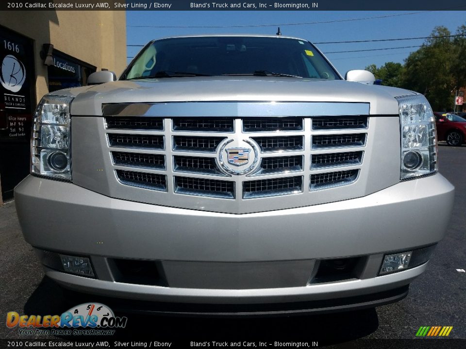 2010 Cadillac Escalade Luxury AWD Silver Lining / Ebony Photo #7