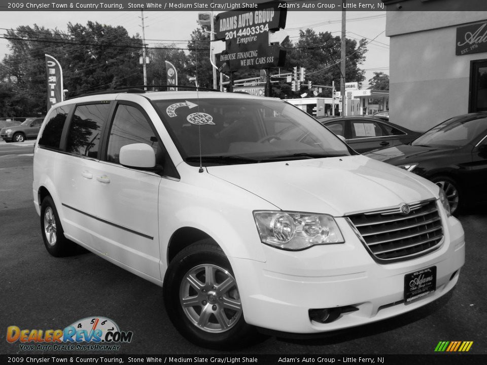 2009 Chrysler Town & Country Touring Stone White / Medium Slate Gray/Light Shale Photo #1