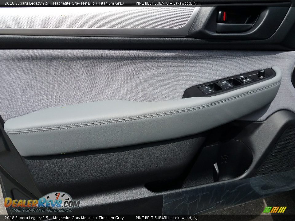 2018 Subaru Legacy 2.5i Magnetite Gray Metallic / Titanium Gray Photo #8