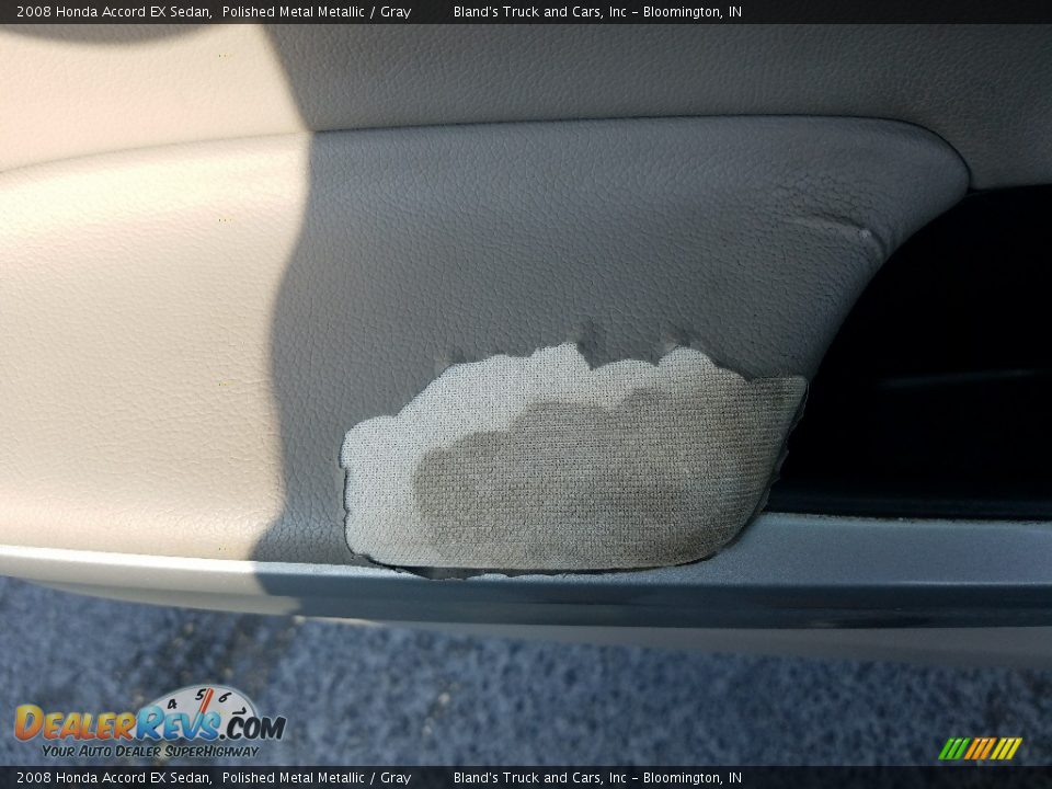 2008 Honda Accord EX Sedan Polished Metal Metallic / Gray Photo #11
