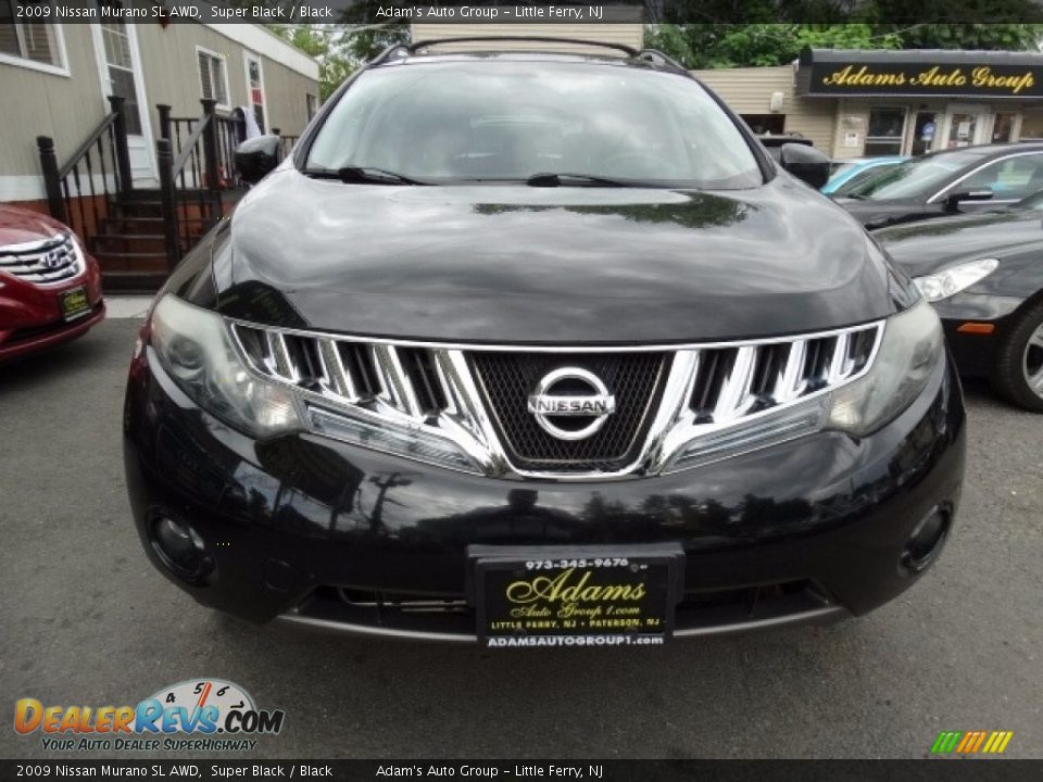 2009 Nissan Murano SL AWD Super Black / Black Photo #2