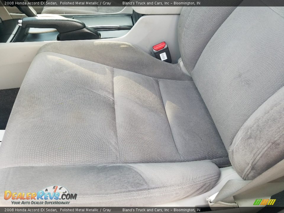 2008 Honda Accord EX Sedan Polished Metal Metallic / Gray Photo #14