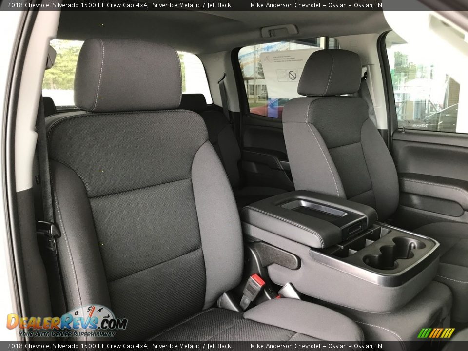 2018 Chevrolet Silverado 1500 LT Crew Cab 4x4 Silver Ice Metallic / Jet Black Photo #5