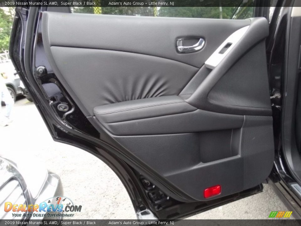 2009 Nissan Murano SL AWD Super Black / Black Photo #10