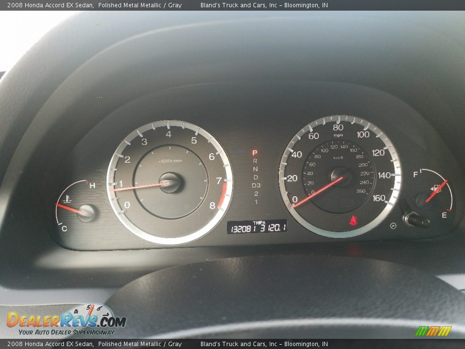 2008 Honda Accord EX Sedan Polished Metal Metallic / Gray Photo #19