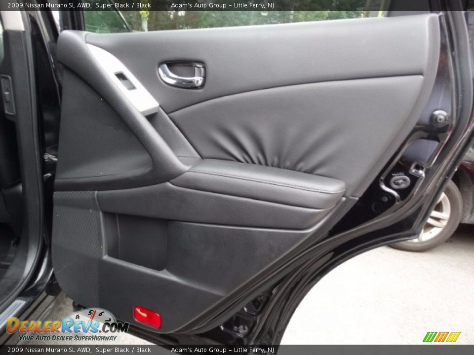 2009 Nissan Murano SL AWD Super Black / Black Photo #11