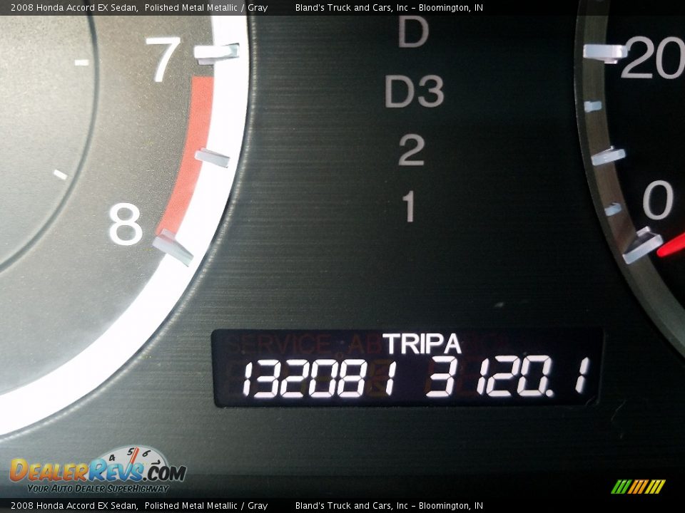 2008 Honda Accord EX Sedan Polished Metal Metallic / Gray Photo #20