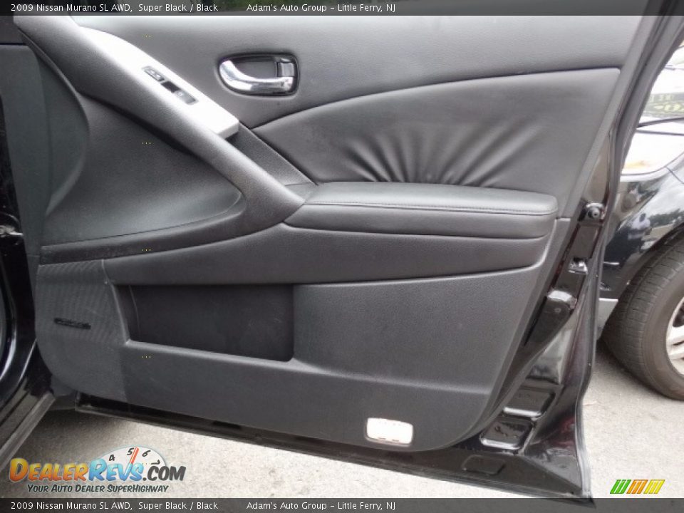 2009 Nissan Murano SL AWD Super Black / Black Photo #12