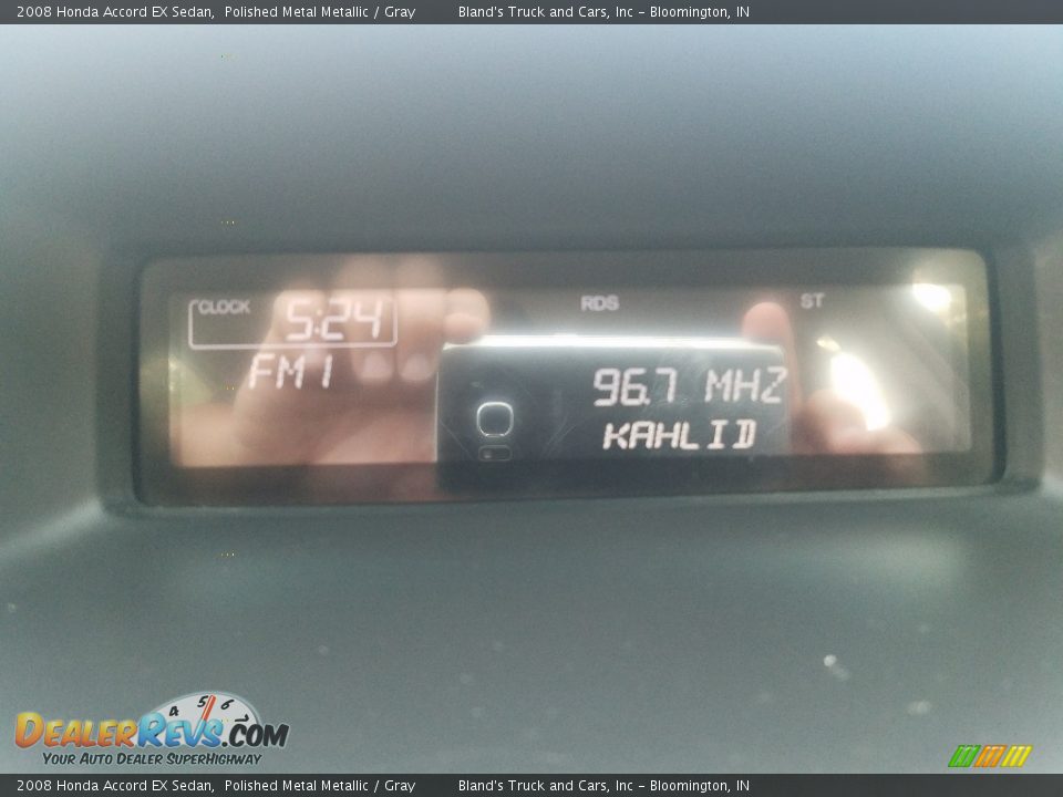 2008 Honda Accord EX Sedan Polished Metal Metallic / Gray Photo #21