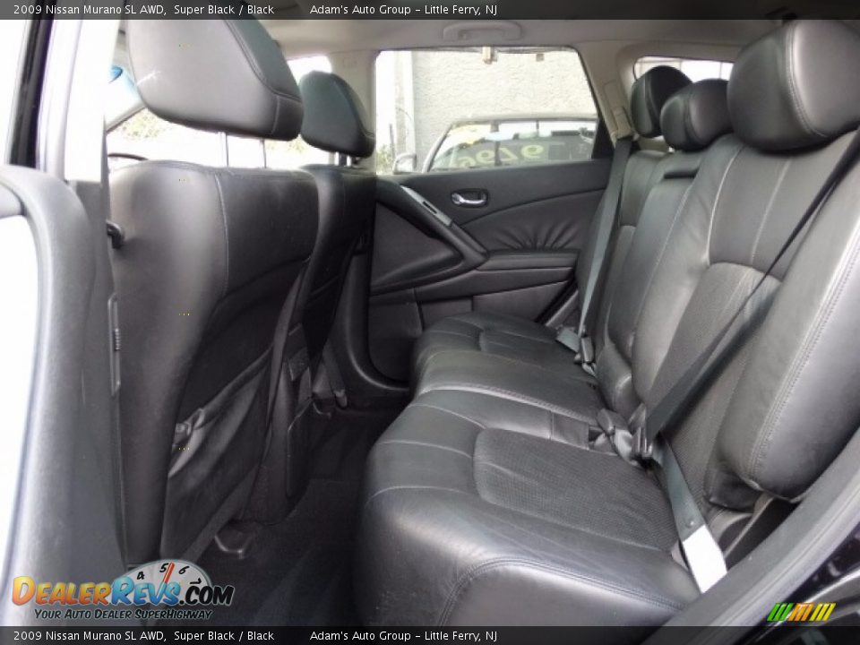 2009 Nissan Murano SL AWD Super Black / Black Photo #18