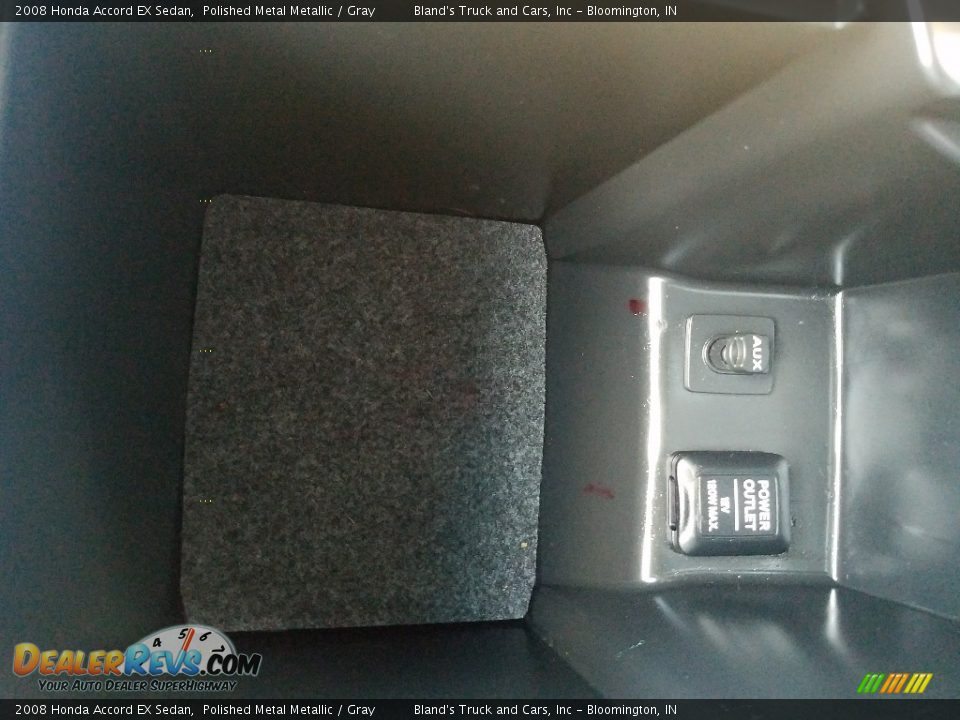 2008 Honda Accord EX Sedan Polished Metal Metallic / Gray Photo #25
