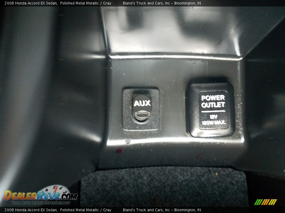 2008 Honda Accord EX Sedan Polished Metal Metallic / Gray Photo #26