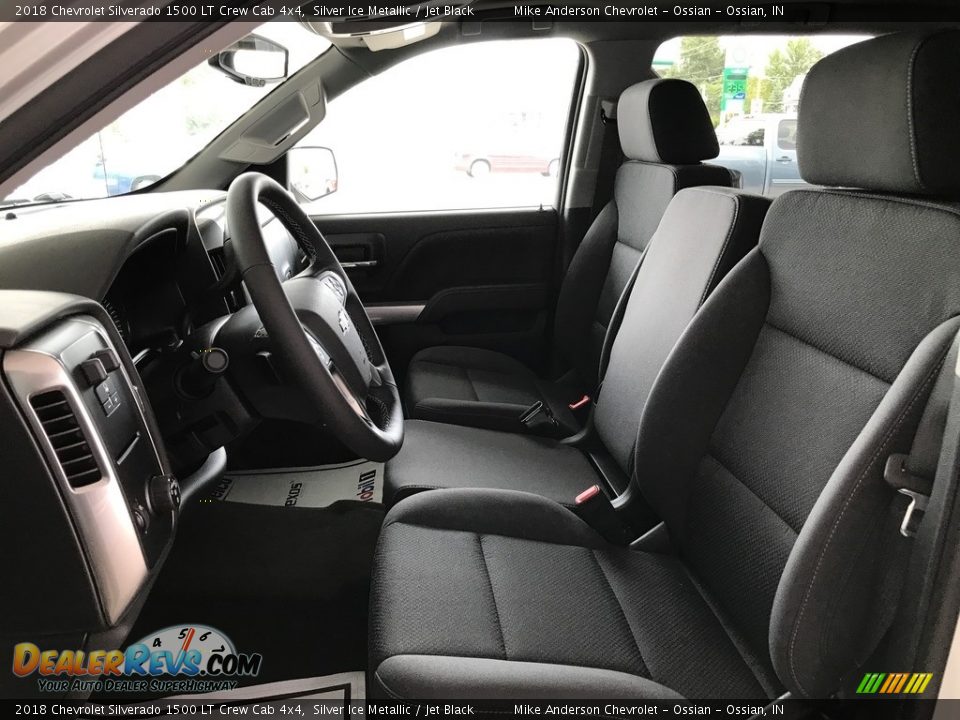 2018 Chevrolet Silverado 1500 LT Crew Cab 4x4 Silver Ice Metallic / Jet Black Photo #20