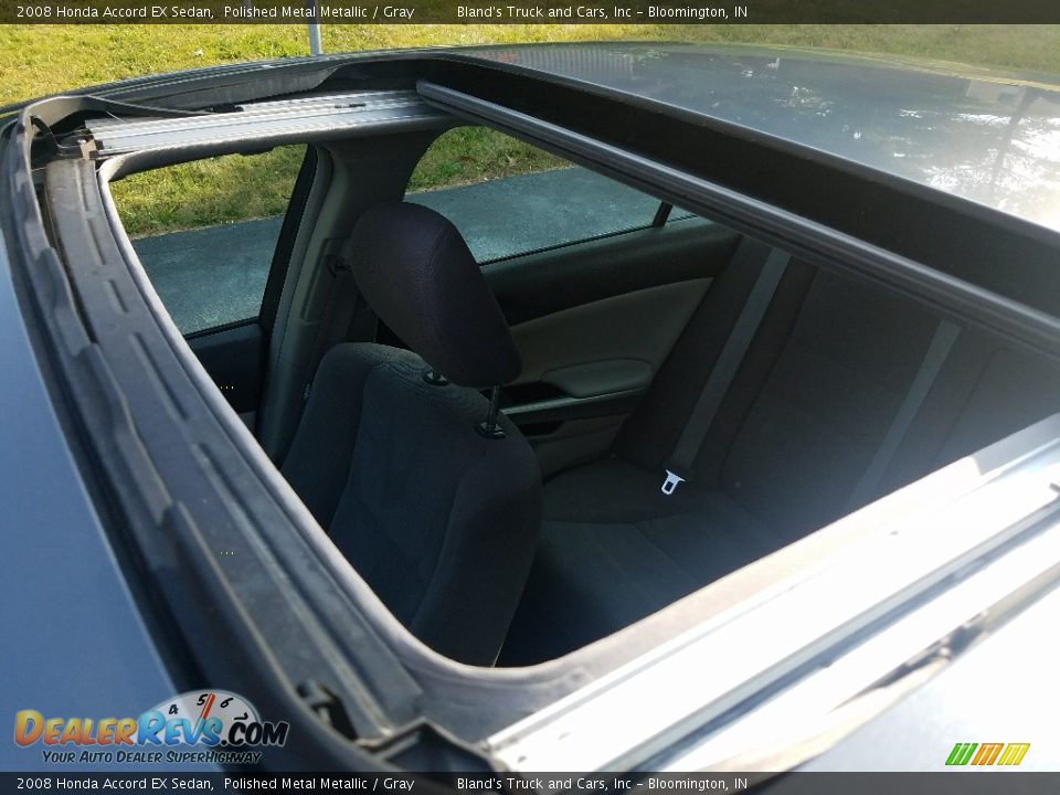 2008 Honda Accord EX Sedan Polished Metal Metallic / Gray Photo #28