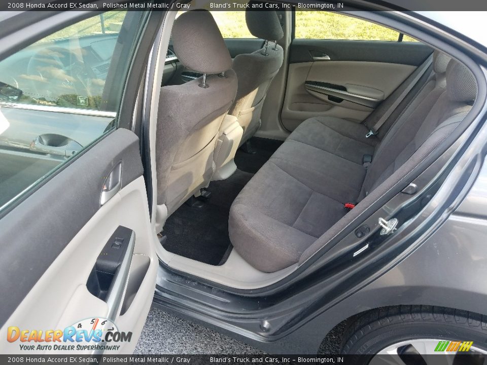 2008 Honda Accord EX Sedan Polished Metal Metallic / Gray Photo #29