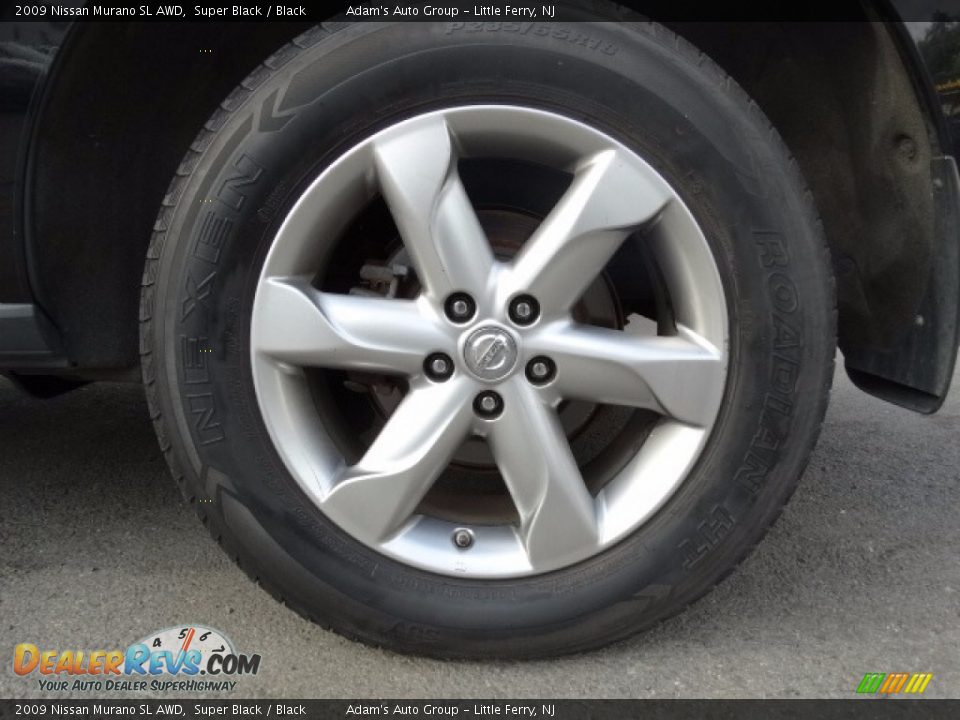 2009 Nissan Murano SL AWD Super Black / Black Photo #32