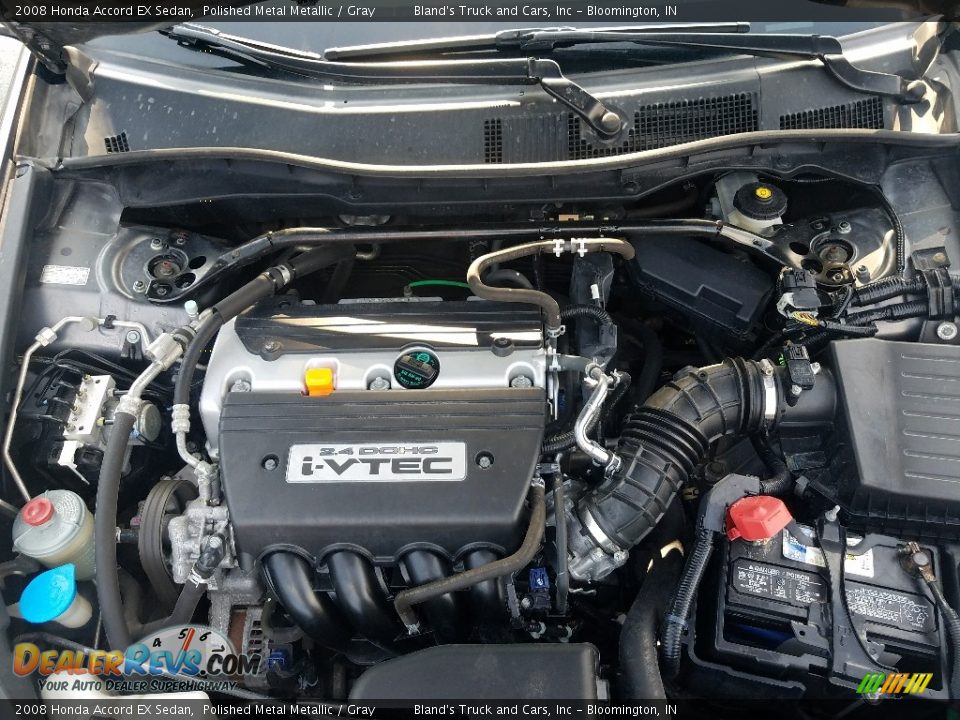 2008 Honda Accord EX Sedan Polished Metal Metallic / Gray Photo #33