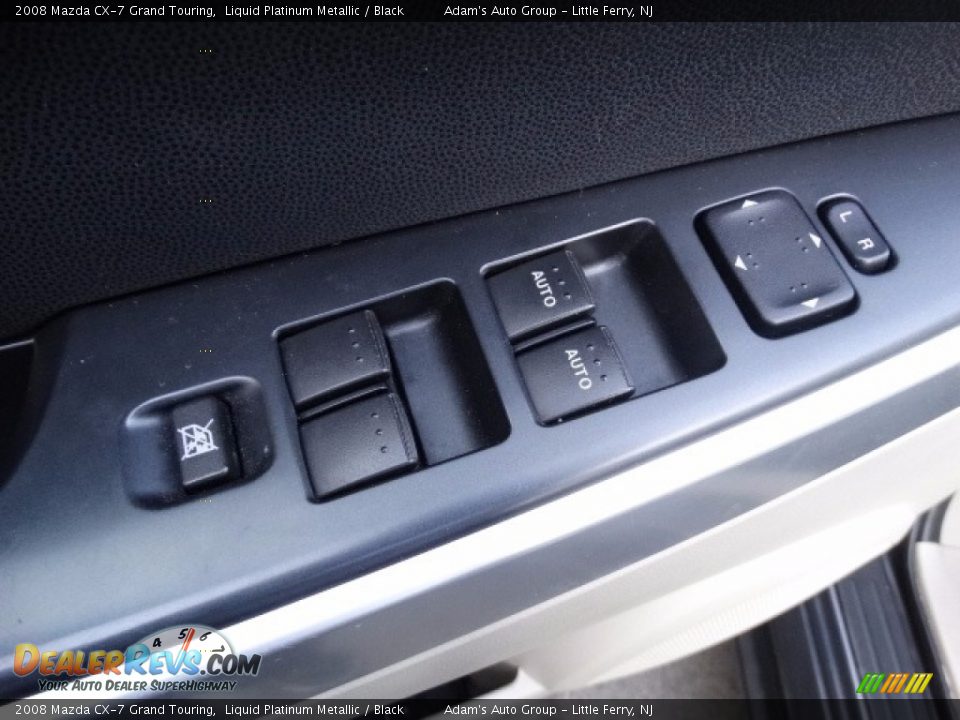 2008 Mazda CX-7 Grand Touring Liquid Platinum Metallic / Black Photo #8