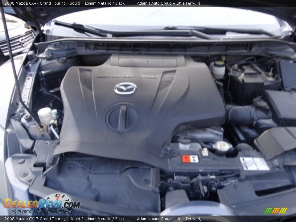 2008 Mazda CX-7 Grand Touring Liquid Platinum Metallic / Black Photo #26