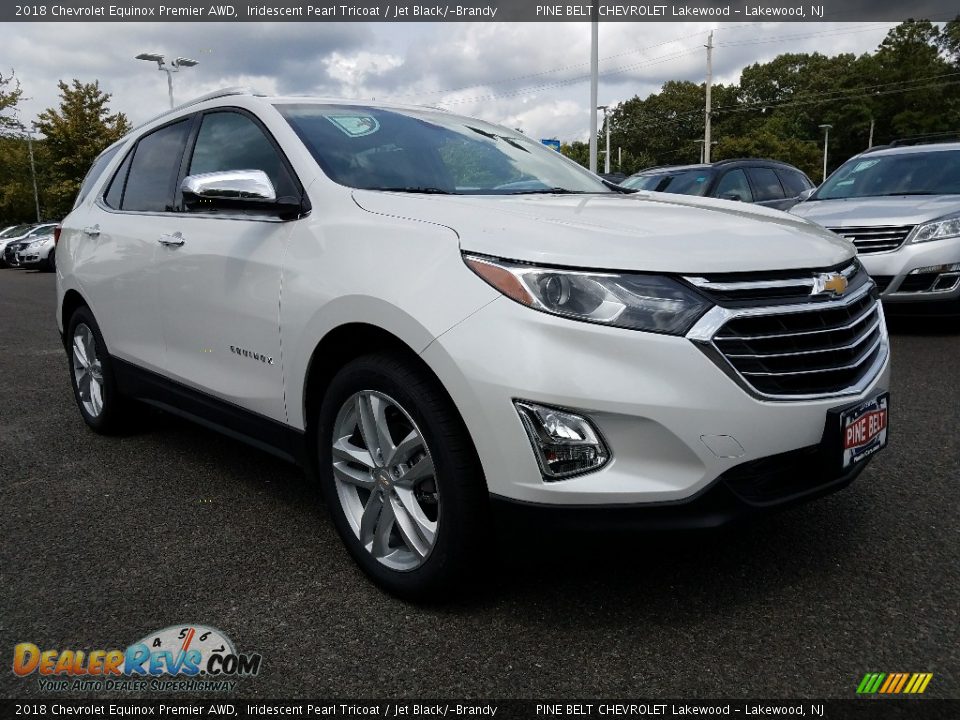 2018 Chevrolet Equinox Premier AWD Iridescent Pearl Tricoat / Jet Black/­Brandy Photo #1
