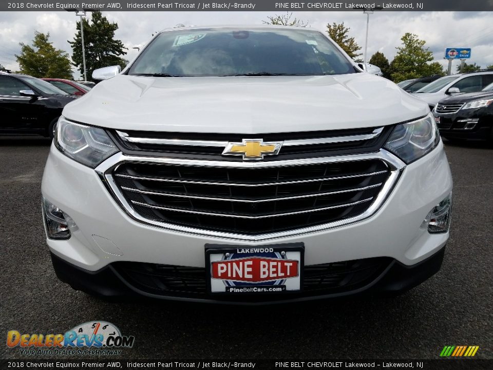 2018 Chevrolet Equinox Premier AWD Iridescent Pearl Tricoat / Jet Black/­Brandy Photo #2