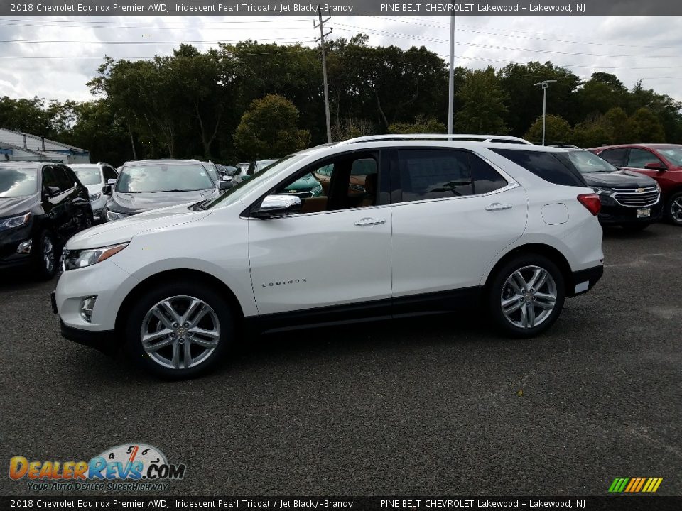 2018 Chevrolet Equinox Premier AWD Iridescent Pearl Tricoat / Jet Black/­Brandy Photo #3