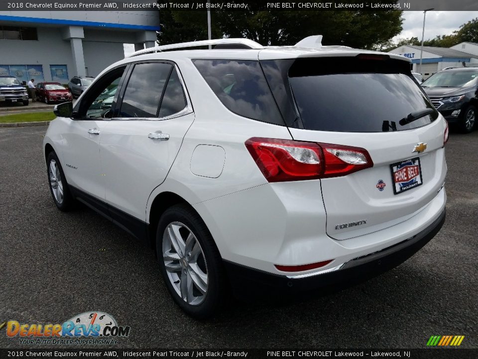 2018 Chevrolet Equinox Premier AWD Iridescent Pearl Tricoat / Jet Black/­Brandy Photo #4