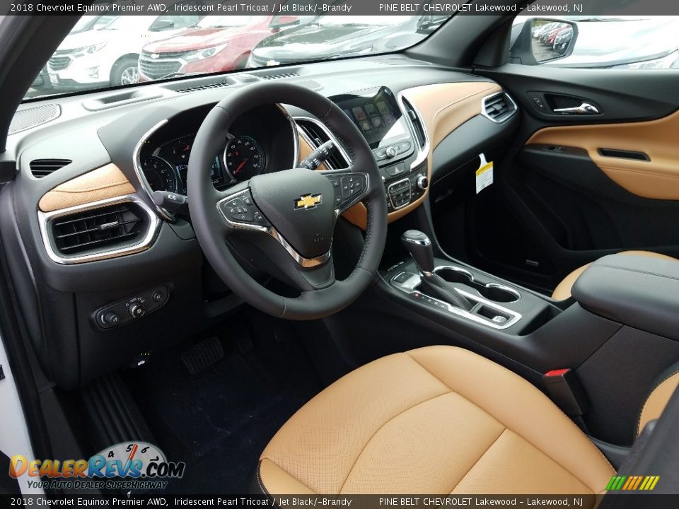 2018 Chevrolet Equinox Premier AWD Iridescent Pearl Tricoat / Jet Black/­Brandy Photo #7