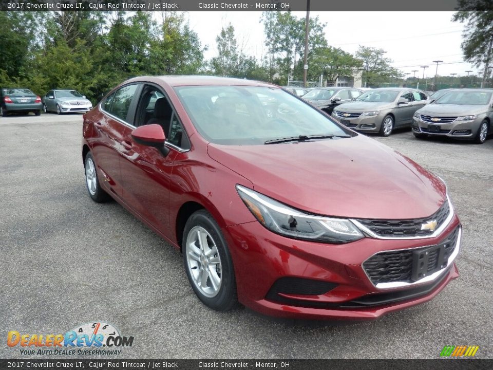 2017 Chevrolet Cruze LT Cajun Red Tintcoat / Jet Black Photo #3
