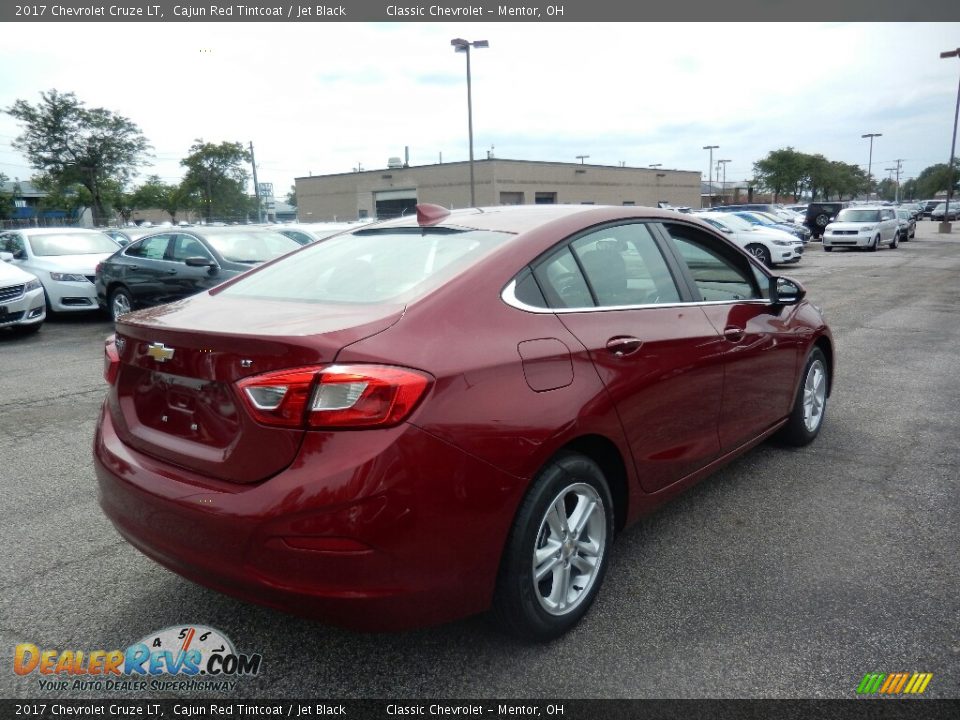 2017 Chevrolet Cruze LT Cajun Red Tintcoat / Jet Black Photo #4