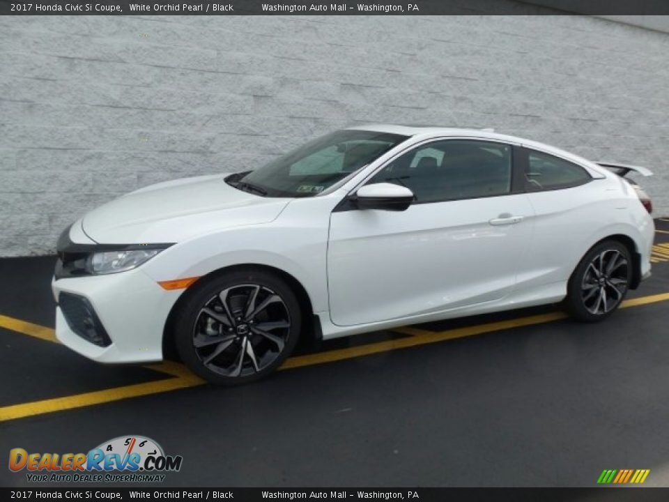 2017 Honda Civic Si Coupe White Orchid Pearl / Black Photo #5