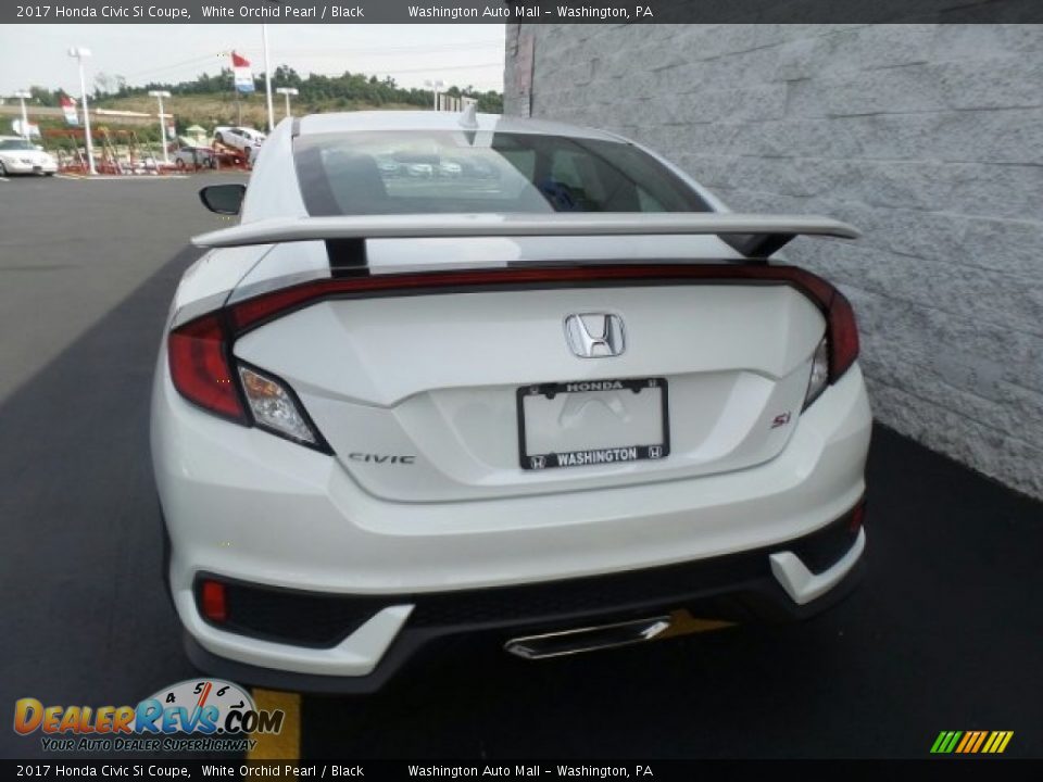 2017 Honda Civic Si Coupe White Orchid Pearl / Black Photo #7