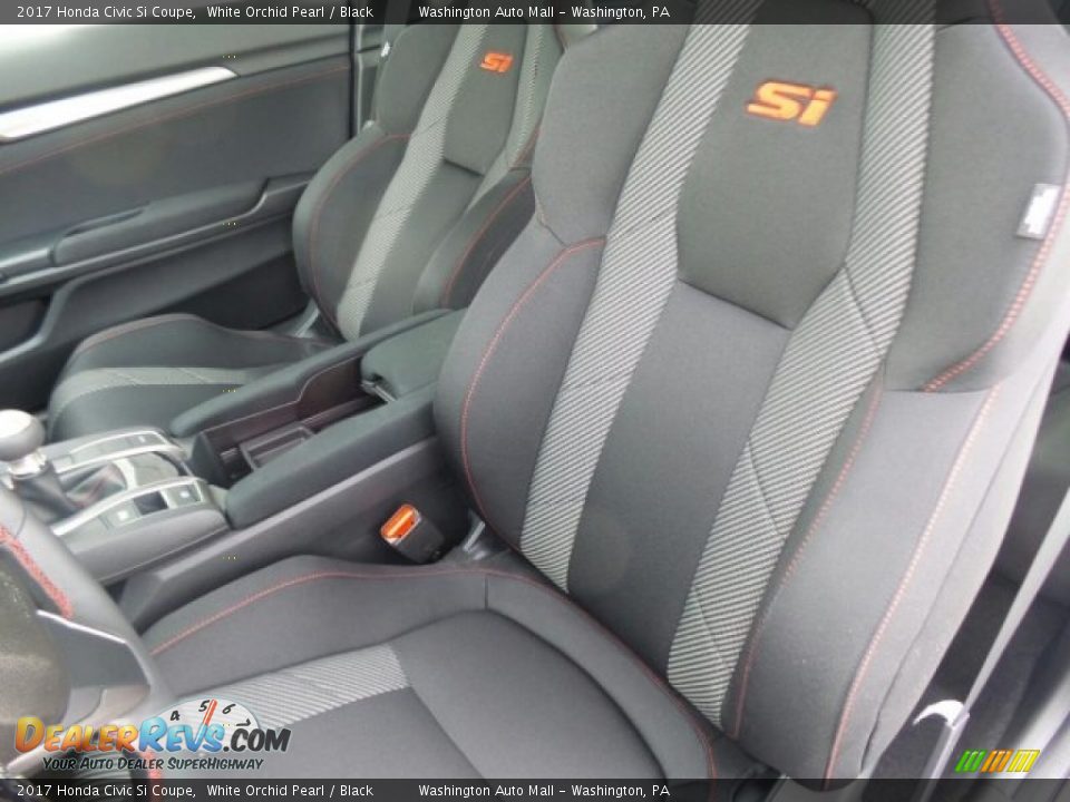 2017 Honda Civic Si Coupe White Orchid Pearl / Black Photo #10