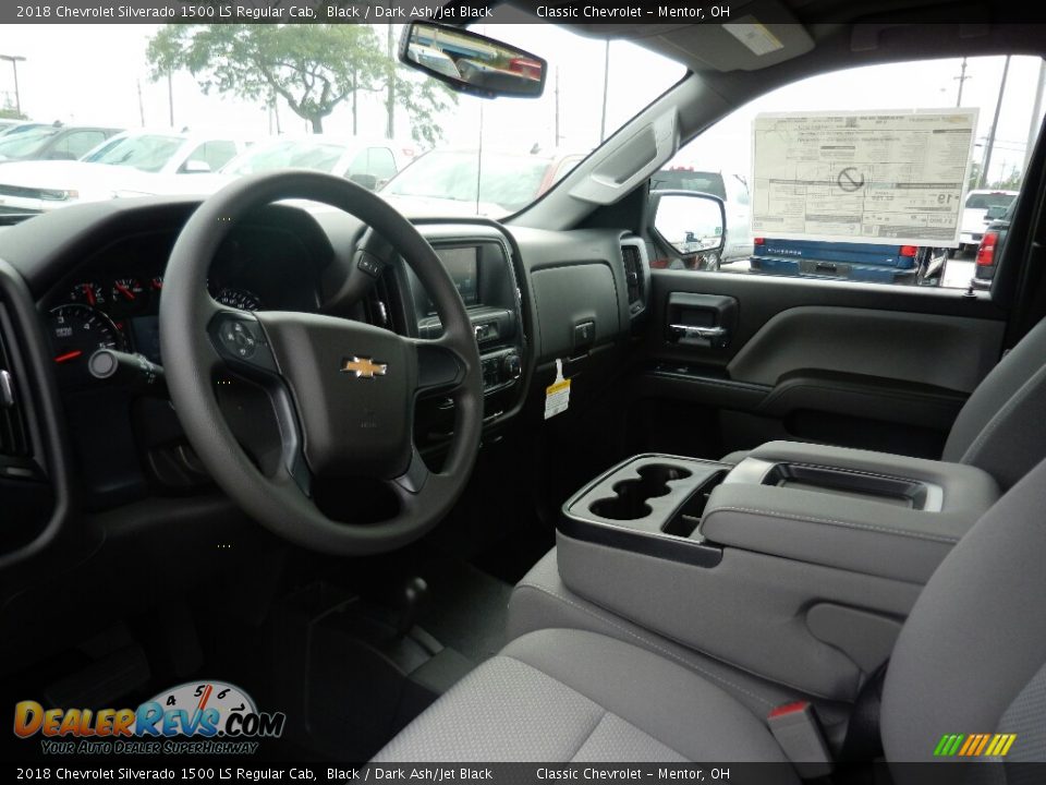 Dark Ash/Jet Black Interior - 2018 Chevrolet Silverado 1500 LS Regular Cab Photo #7