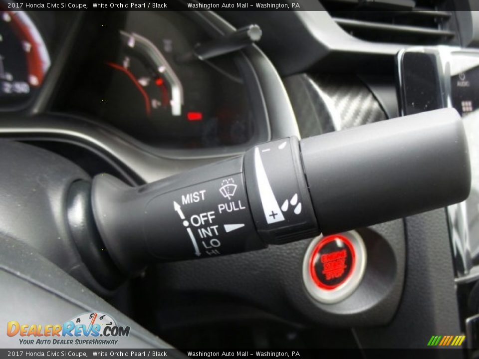2017 Honda Civic Si Coupe White Orchid Pearl / Black Photo #25