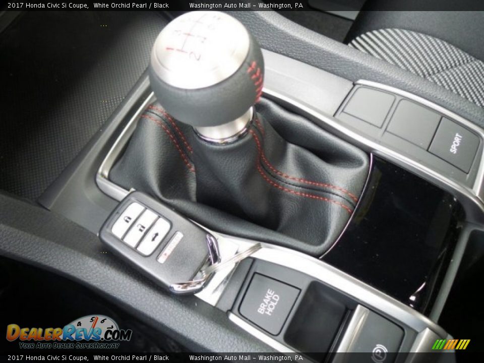 2017 Honda Civic Si Coupe White Orchid Pearl / Black Photo #31